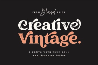 Selecting a Creative Vintage Font for Your Design Projects