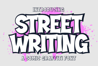 Urban Graffiti Fonts for Graphic Design