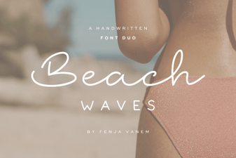 Pair the Beach Waves Duo Font with Your Coastal Designs