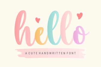 Discover & Use Hello Fonts for Creative Designs