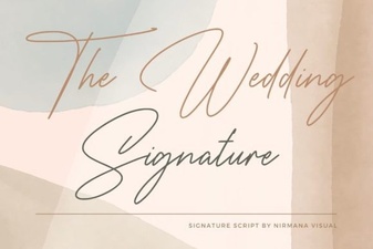 The Signature Font for Your Wedding Design
